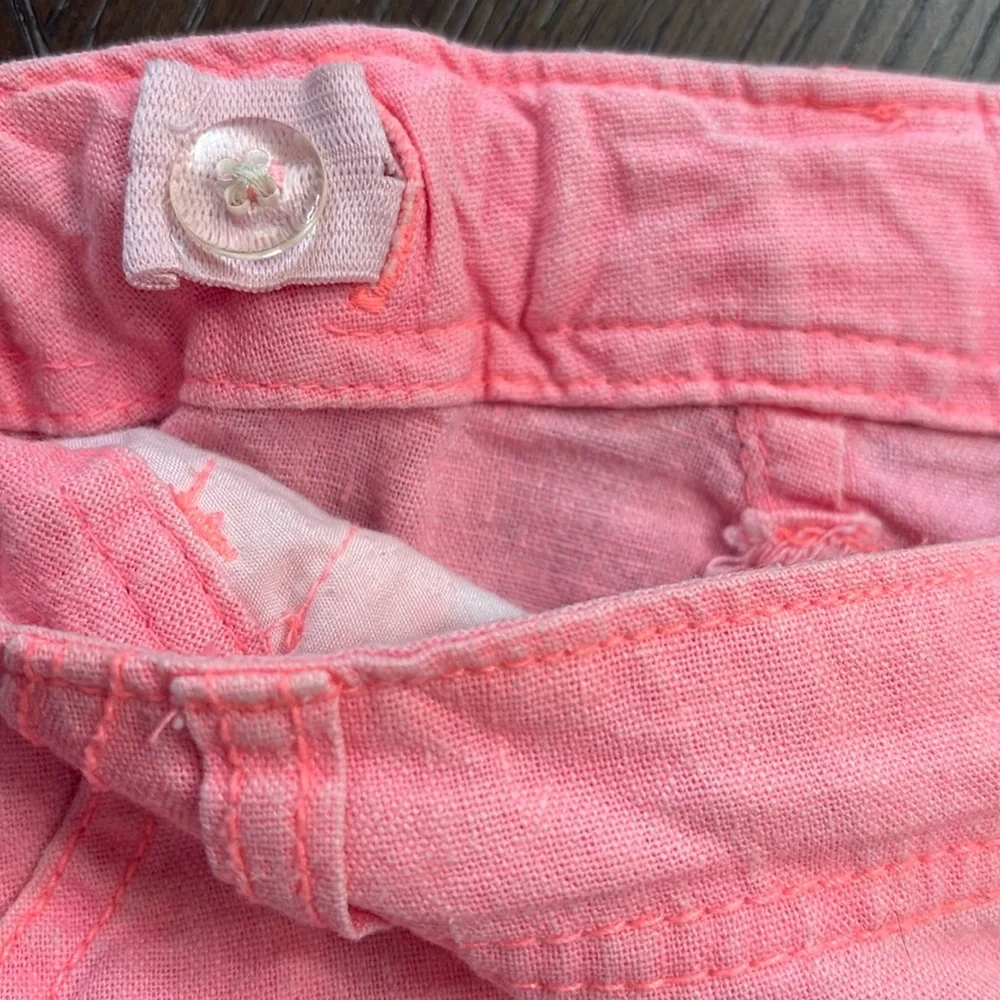 Old Navy lotus orange linen shorts 3.25”size 16